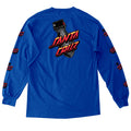 Santa Cruz Atomic Dot Long Sleeve Mens T-Shirt - Royal Blue - X747X