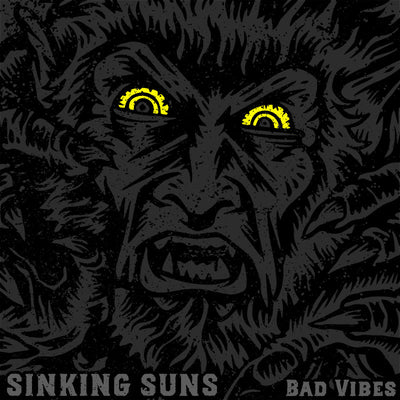 Sinking Suns - Bad Vibes Gray Marbled Color Vinyl LP Record - X747X