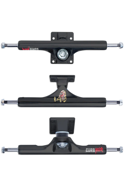 SLAPPY ST1 INVERTED CURB KILLER 10.0 MATTE BLACK SKATEBOARD TRUCKS