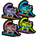 BONES WHEELS "DINO-SORTAS" 3" STICKER - X747X