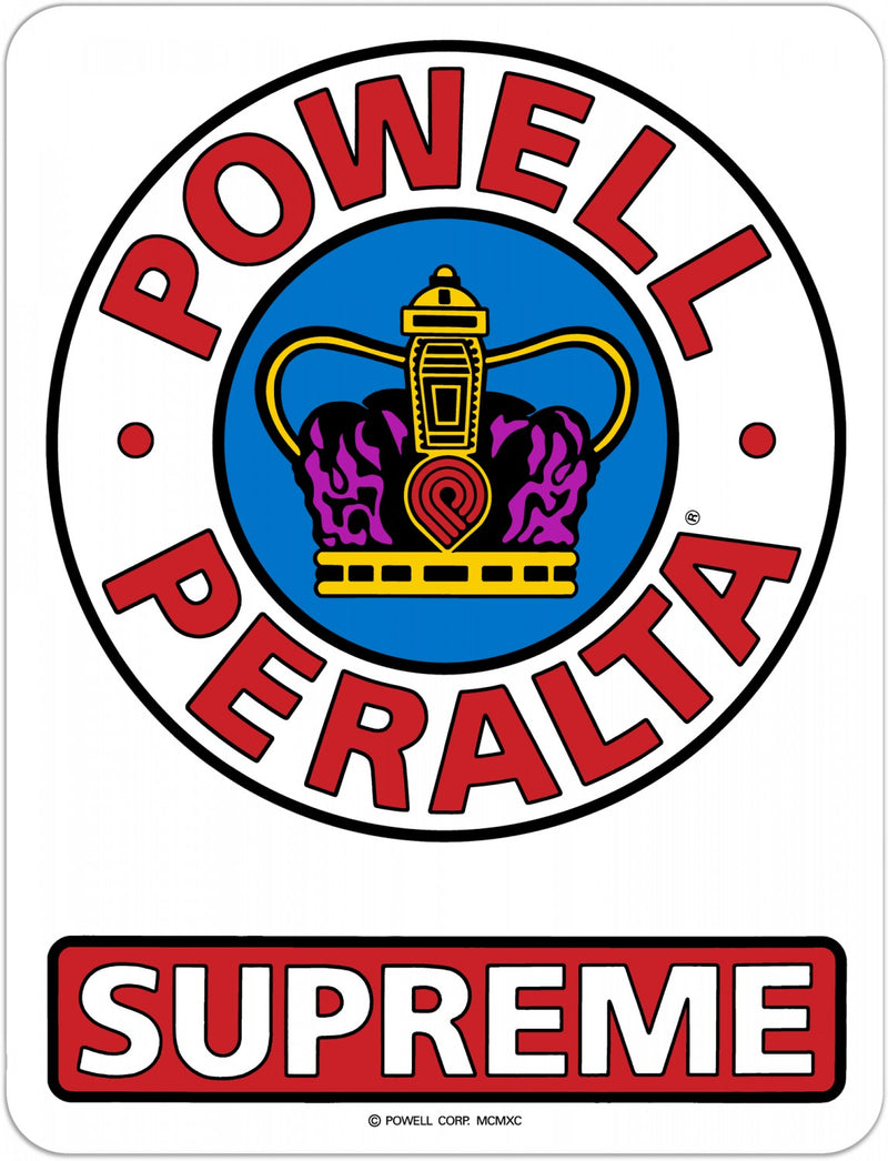 Powell Peralta Supreme OG Skateboard Sticker - X747X