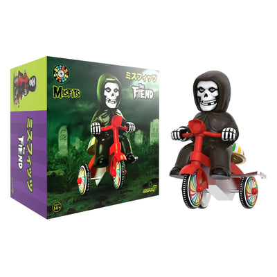 Super7 x MISFITS - Super Cycles - Fiend (Black w/ Red Trike) Vinyl Toy - X747X
