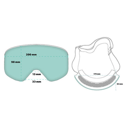 "Bunny Slope Dropout” SNOW G's Polarized Goggles - X747X