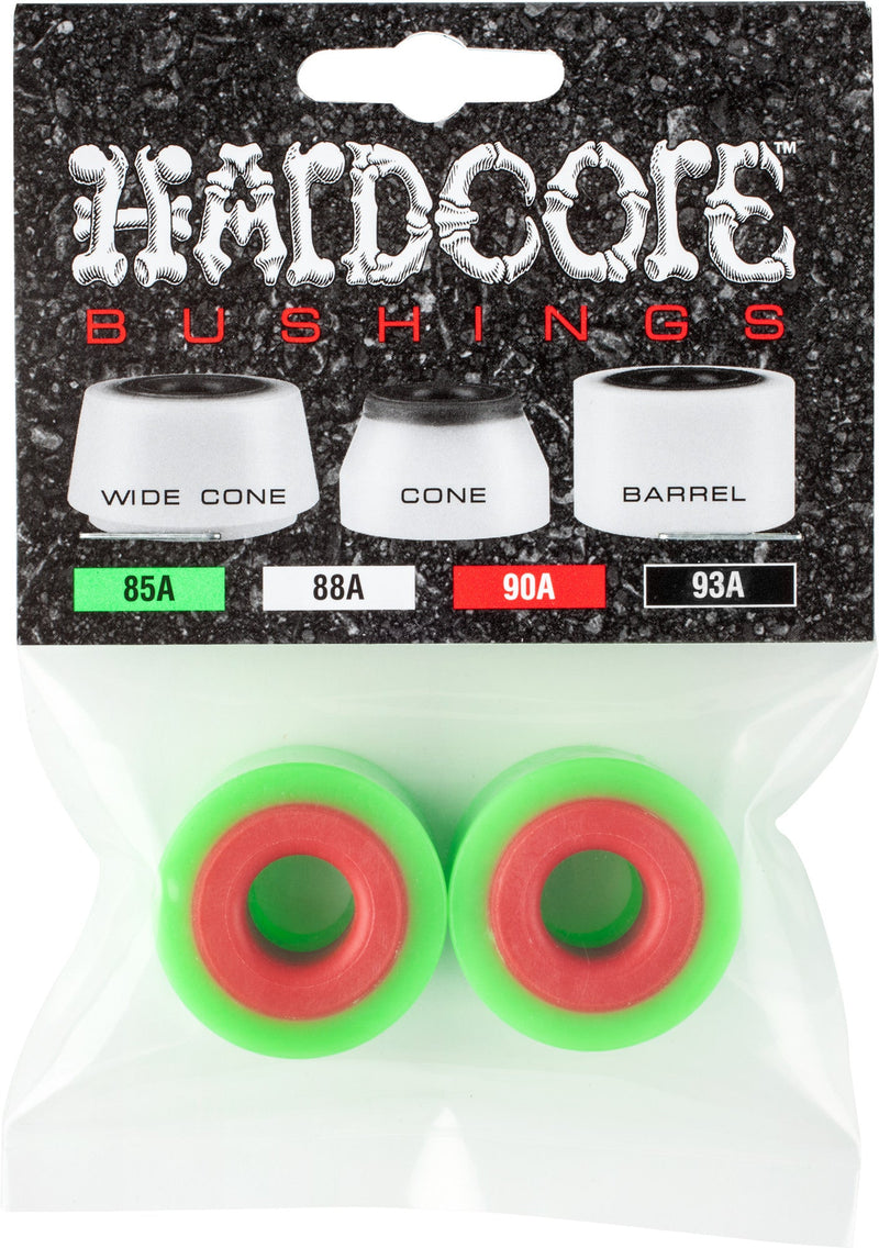 Hardcore Bushings Barrel Bushing 85a - Green/Red (Set) - X747X