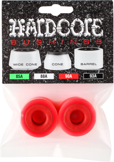Hardcore Bushings Barrel Bushing 90a - Red/Red (Set) - X747X