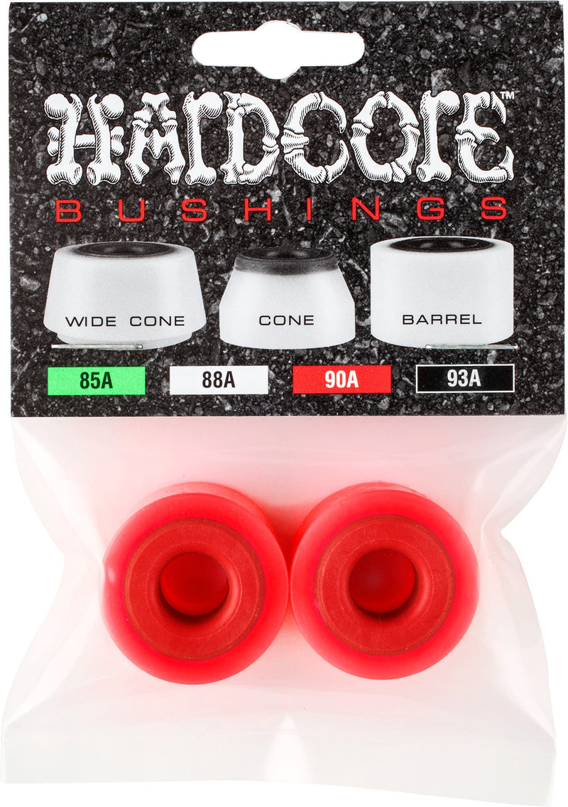 Hardcore Bushings Barrel Bushing 90a - Red/Red (Set) - X747X