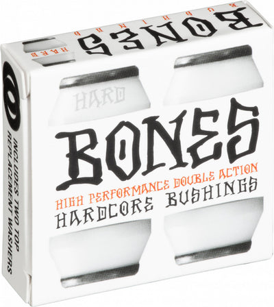 Bones Hardcore Hard Bushings 96a - White/Black (Set of 4) - X747X