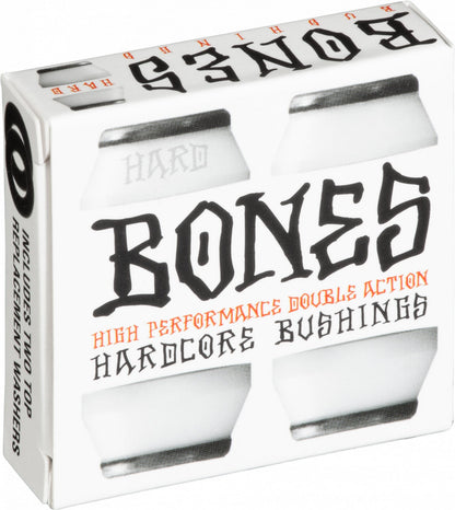 Bones Hardcore Hard Bushings 96a - White/Black (Set of 4) - X747X