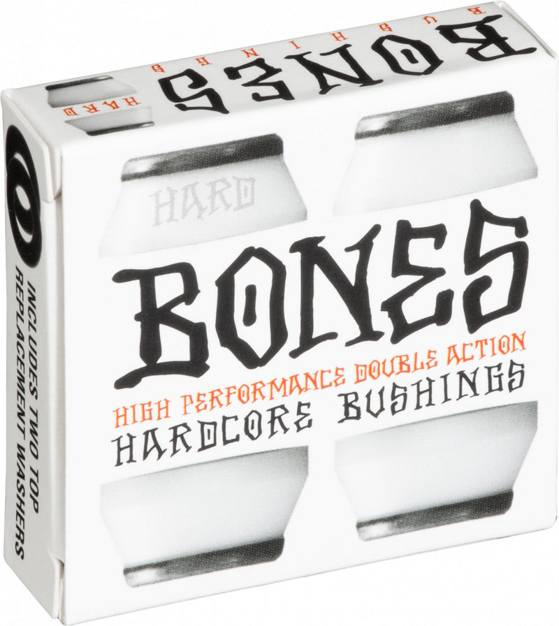 Bones Hardcore Hard Bushings 96a - White/Black (Set of 4) - X747X