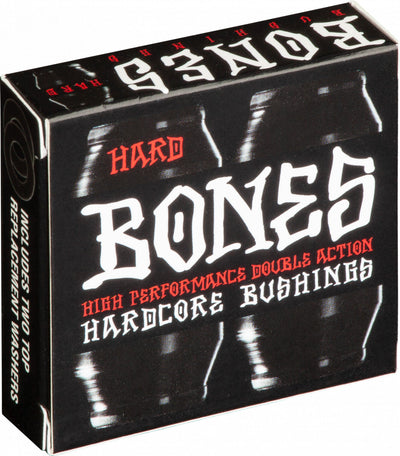 Bones Hardcore Hard Bushings 96a - Black/Black (Set of 4) - X747X