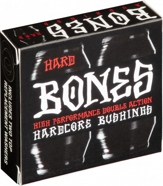 Bones Hardcore Hard Bushings 96a - Black/Black (Set of 4) - X747X