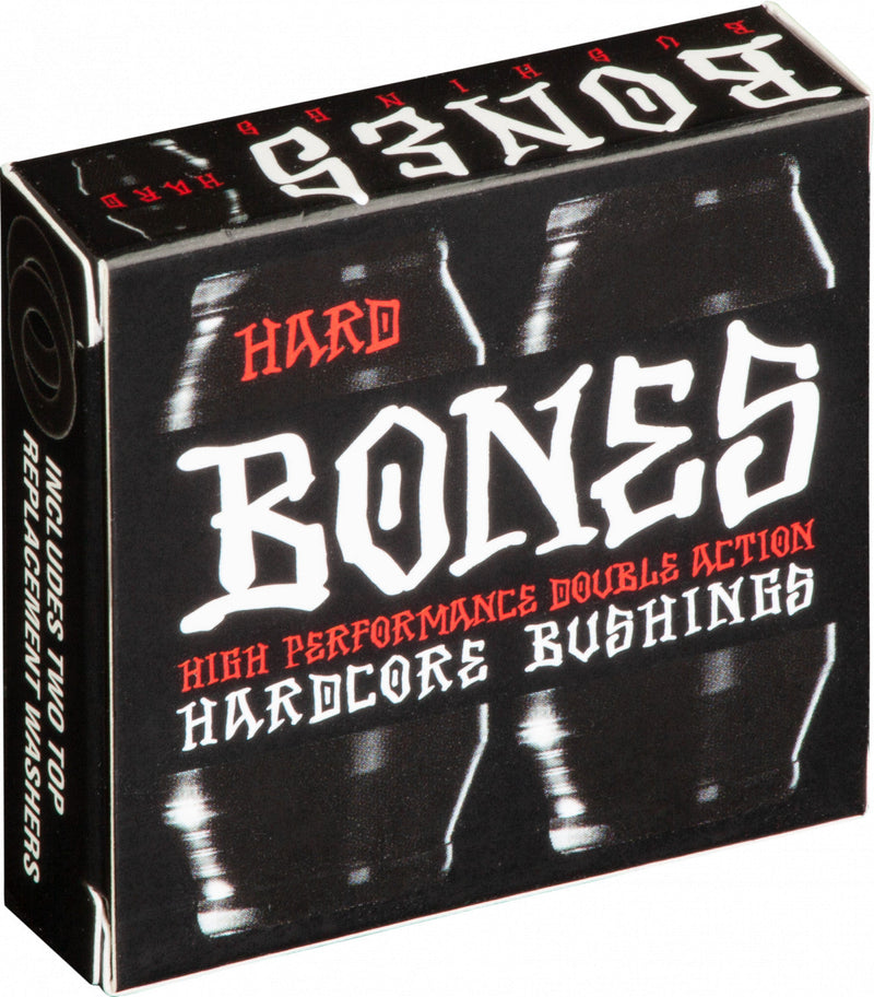 Bones Hardcore Hard Bushings 96a - Black/Black (Set of 4) - X747X