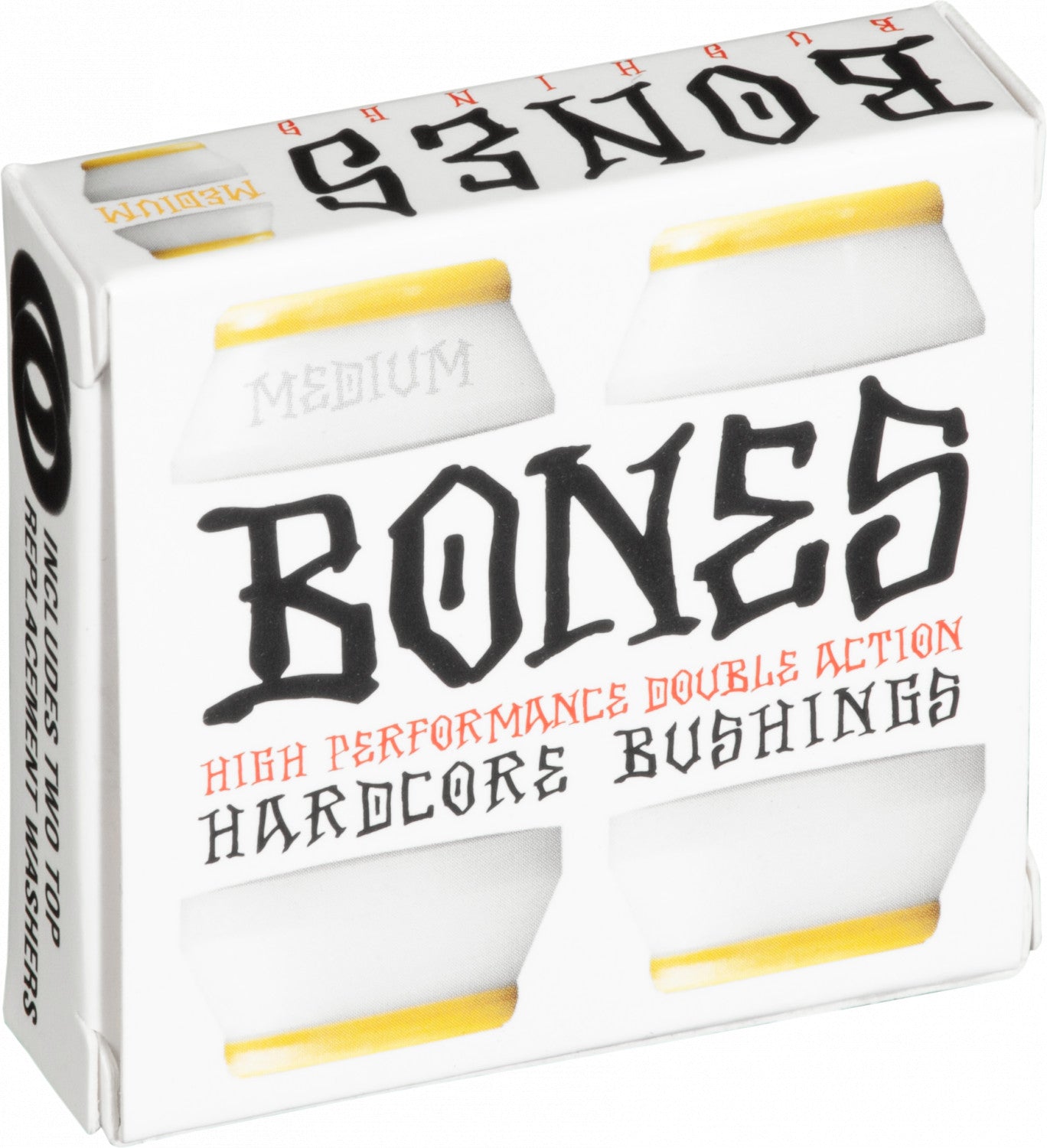 BONES WHEELS Bushing Medium #3 White Pack (set of 2)