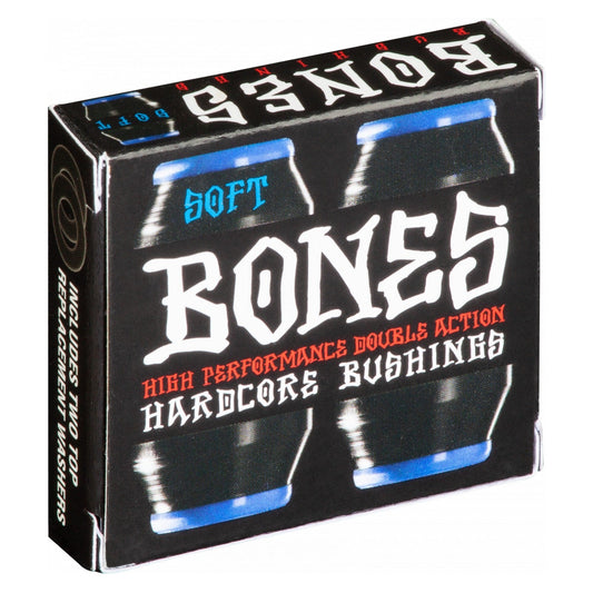 Bones Hardcore Soft Bushings 81a - Blue/Black (Set of 4) - X747X