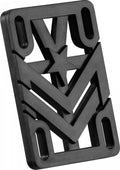 Mini Logo Rigid Riser Pads 1/4" - Black (Set of 2) - X747X