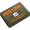 Mini Logo Rigid Riser Pads 1/4" - Black (Set of 2) - X747X