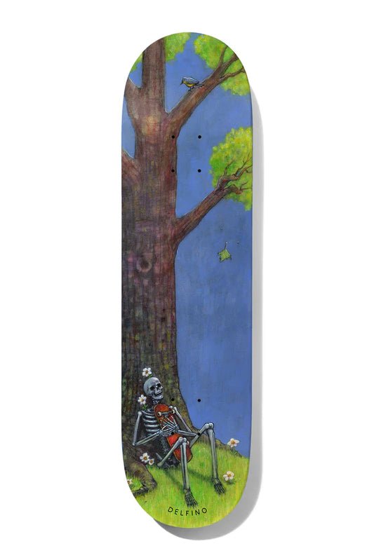DEATHWISH DELFINO "CLEARING AT THE END OF THE PATH" 8.25" SKATEBOARD DECK