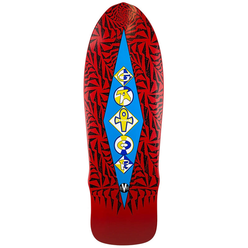 Vision Gator Ramp Skateboard Deck - 10″ Red - X747X