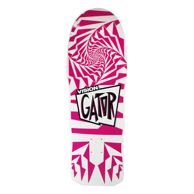 Vision Gator II Skateboard Deck - 10.25″ White/Pink - X747X