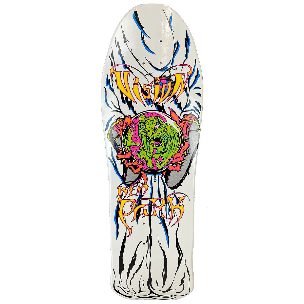 Vision Ken Park Crystal Ball Skateboard Deck - 9.75″ White
