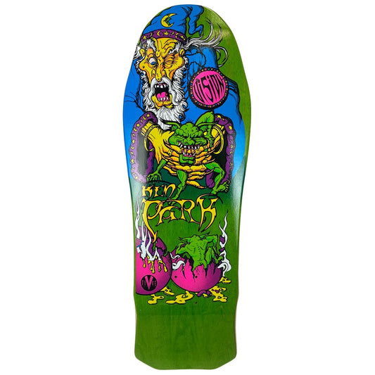 Vision Ken Park Wizard Skateboard Deck - 10″ Green Stain