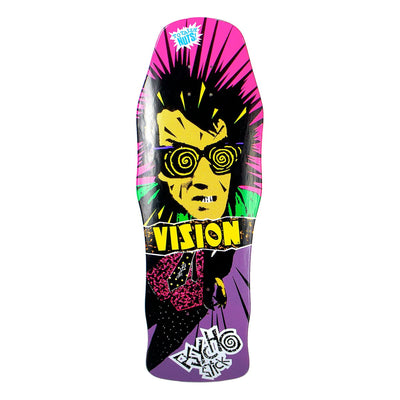 Vision Original Psycho Stick Skateboard Deck - 10″ Purple - X747X