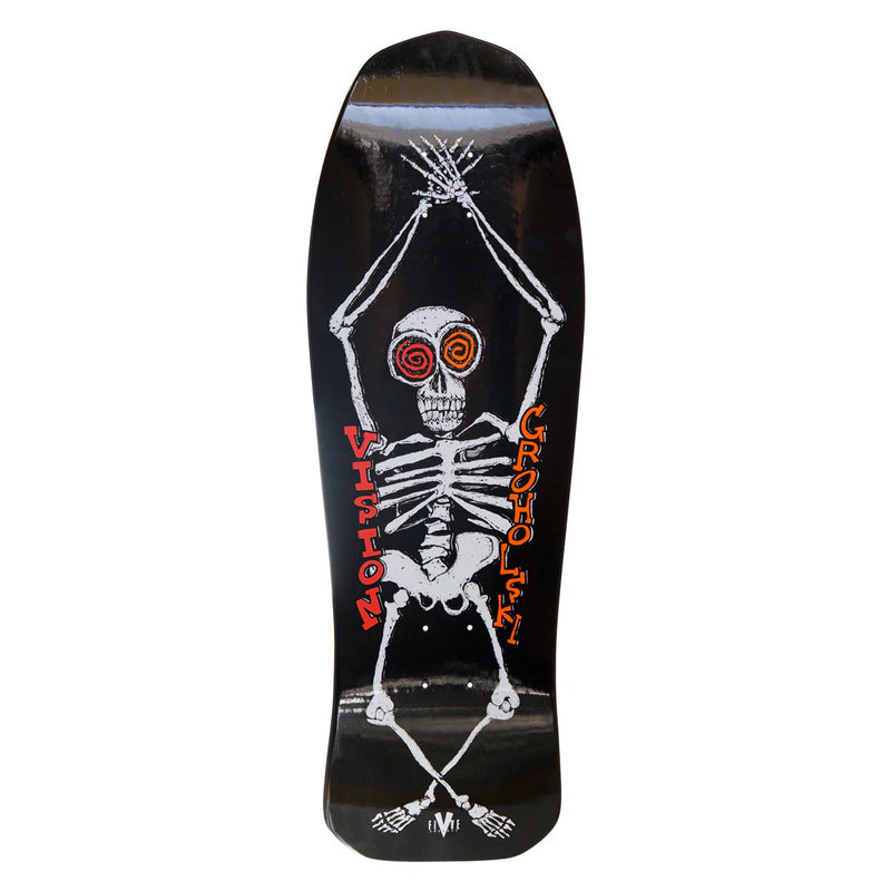 Vision Groholski Skeleton Skateboard Deck - 10.25" Black - X747X