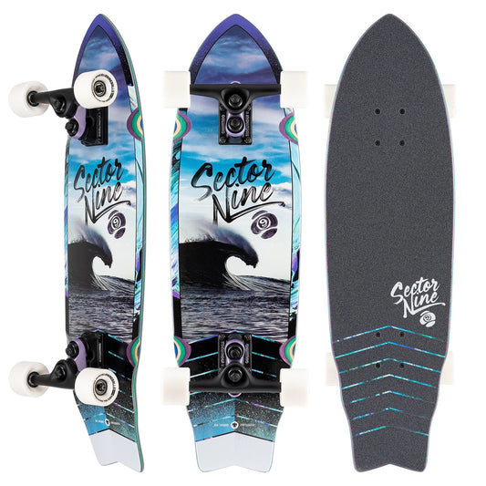 Sector 9 Wavepark Shadow Complete Cruiser - 8.75″