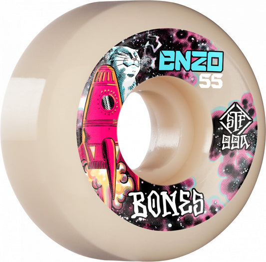 Bones STF Enzo Beerus V5 Sidecut 55mm Wheels - (Set of 4) - X747X
