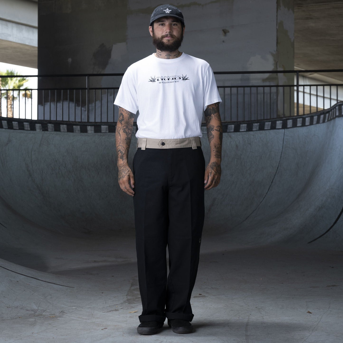 Dickies Ronnie Sandoval Double Knee Pants - Black/Desert Sand Color Block