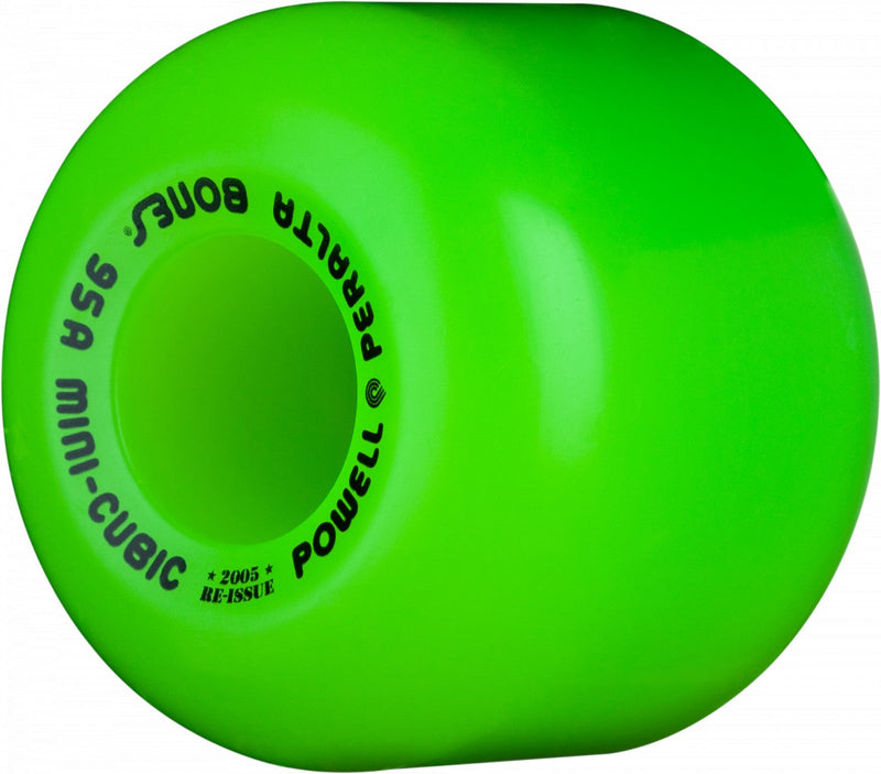 Powell Peralta Wheels Mini-Cubic 64mm 95a - Green (Set of 4) - X747X