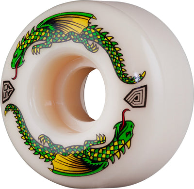 Powell Peralta Dragon Formula Wheels 50x30mm 93A - White (Set of 4) - X747X