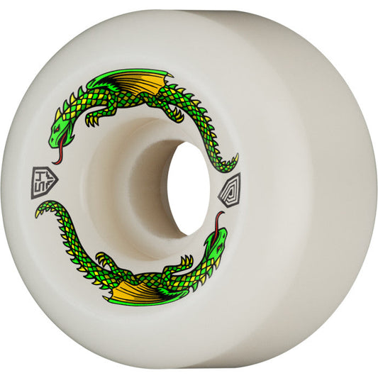 Powell Peralta Dragon Formula Wheels 54x34mm 93A - Off White (Set of 4)