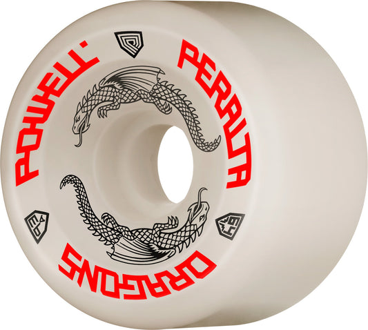 Powell Peralta Dragon Formula G-Bones Wheels 64x36mm 93A - Off White (Set of 4)