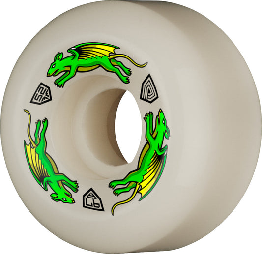 Powell Peralta Dragon Formula Nano Rats Wheels 52x30mm 97A - Off White (Set of 4)