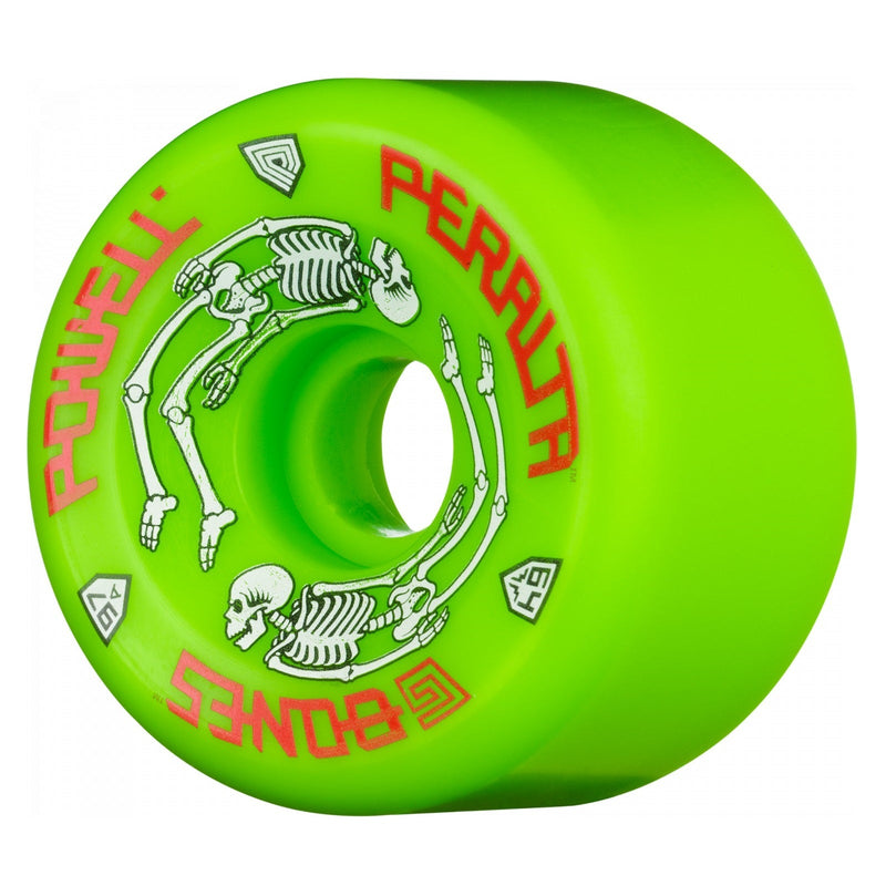 Powell Peralta Wheels G-Bones 64mm 97a - Green (Set of 4) - X747X
