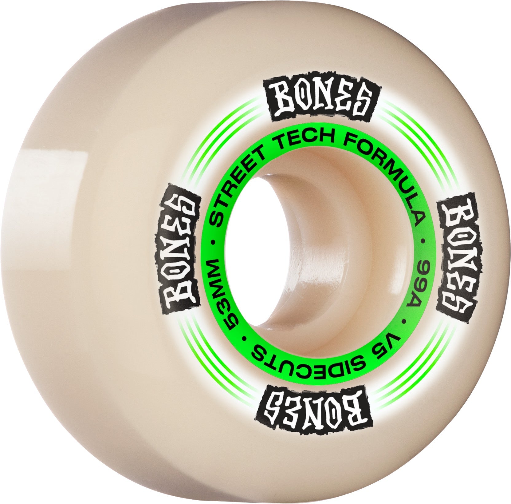 Bones STF Regulators V5 Sidecut 53mm 99a Wheels - White (Set of 4) - X747X