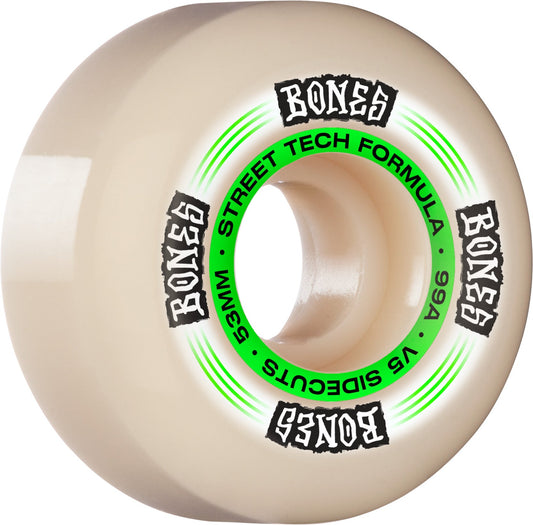 Bones STF Regulators V5 Sidecut 53mm 99a Wheels - White (Set of 4) - X747X