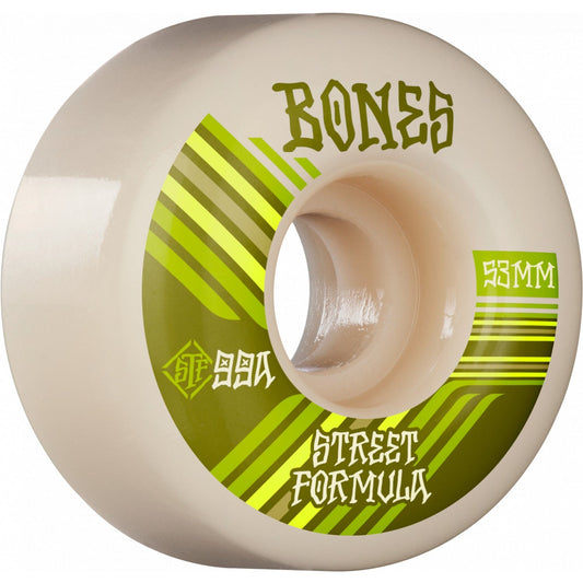 Bones STF Retros V4 53mm 99a Wheels - White (Set of 4) - X747X