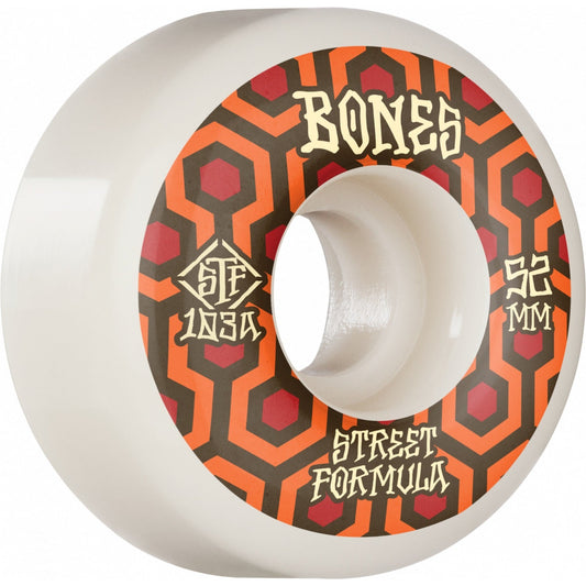 Bones STF Retros V1 Standard 52mm 103a Wheels - White (Set of 4) - X747X