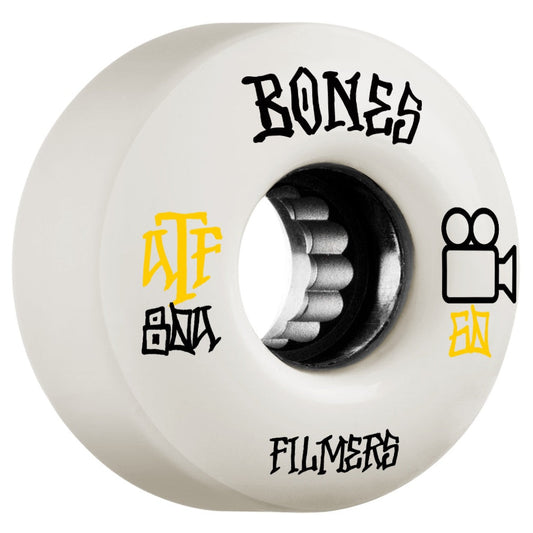 Bones ATF Filmers 60mm 80a Wheels - White (Set of 4) - X747X