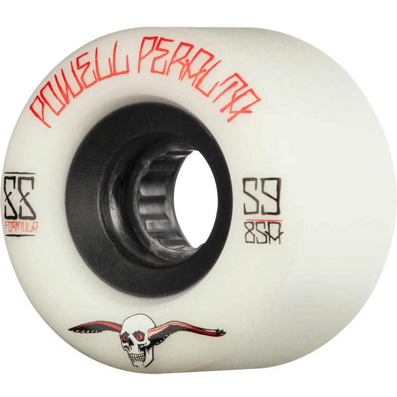 Powell Peralta Wheels G-Slides 59mm 85a - White (Set of 4) - X747X
