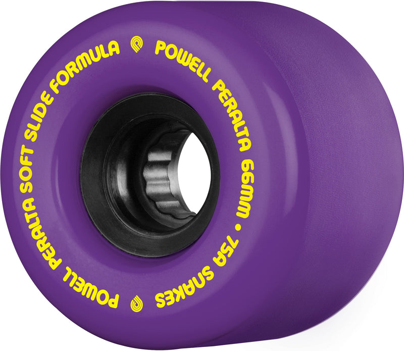 Powell Peralta Wheels Snakes 66mm 75a - Purple (Set of 4) - X747X