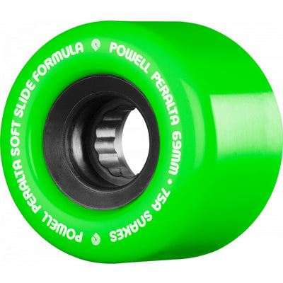Powell Peralta Wheels Snakes 69mm 75a - Green (Set of 4) - X747X