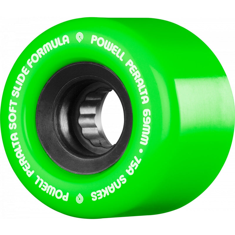 Powell Peralta Wheels Snakes 69mm 75a - Green (Set of 4) - X747X