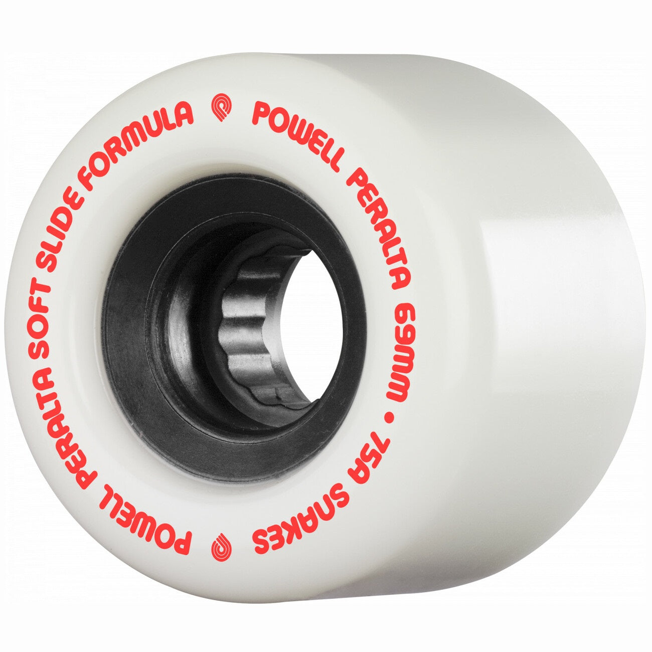 Powell Peralta Wheels Snakes 69mm 75a - White (Set of 4)
