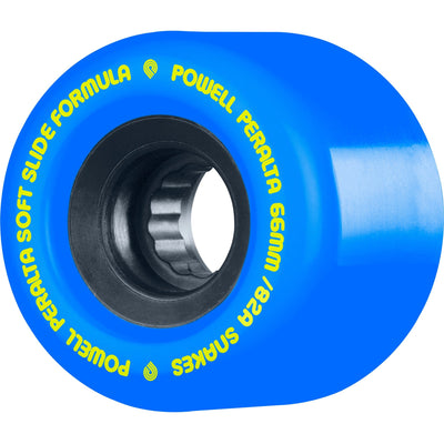 Powell Peralta Wheels Snakes 66mm 82a - Blue (Set of 4) - X747X