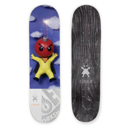 Alien Workshop Bomb Man KTC Mache Skateboard Deck - 7.875″ QuickSlick