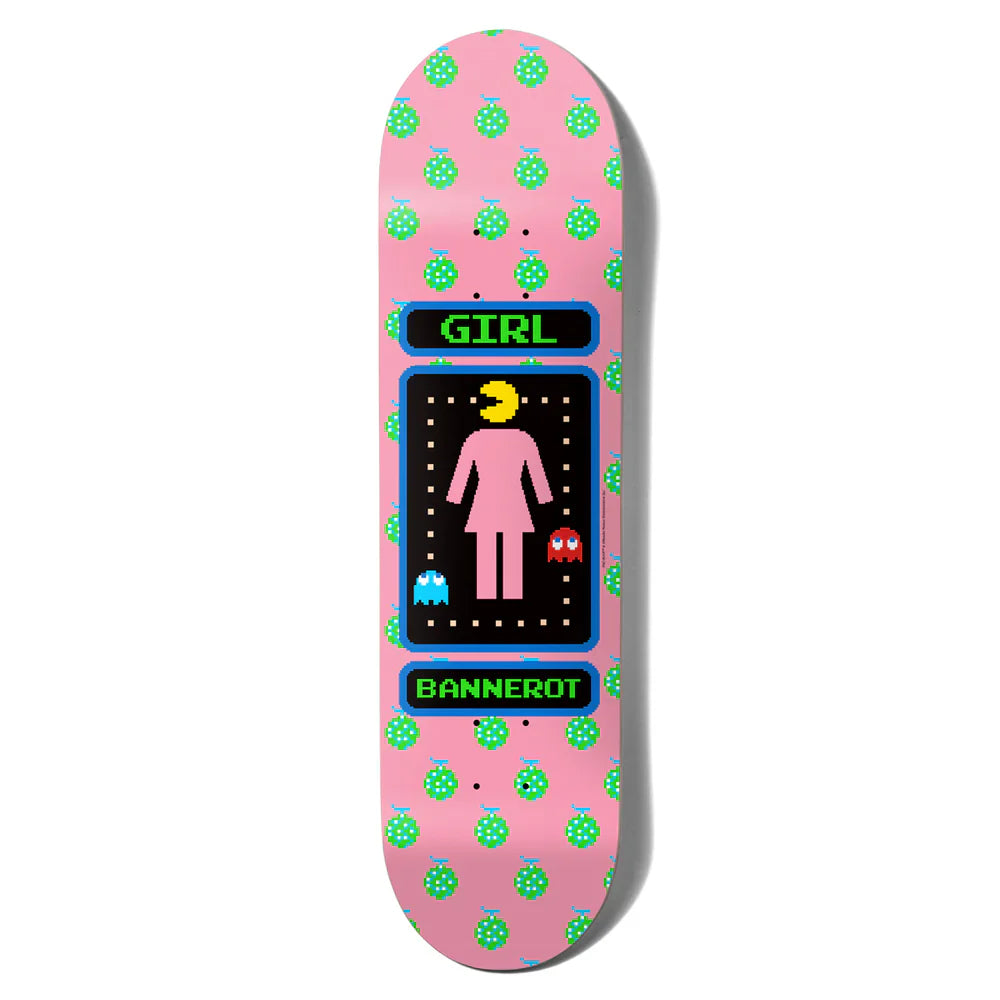 Girl Bannerot Pac-Man Skateboard Deck - 8.5″