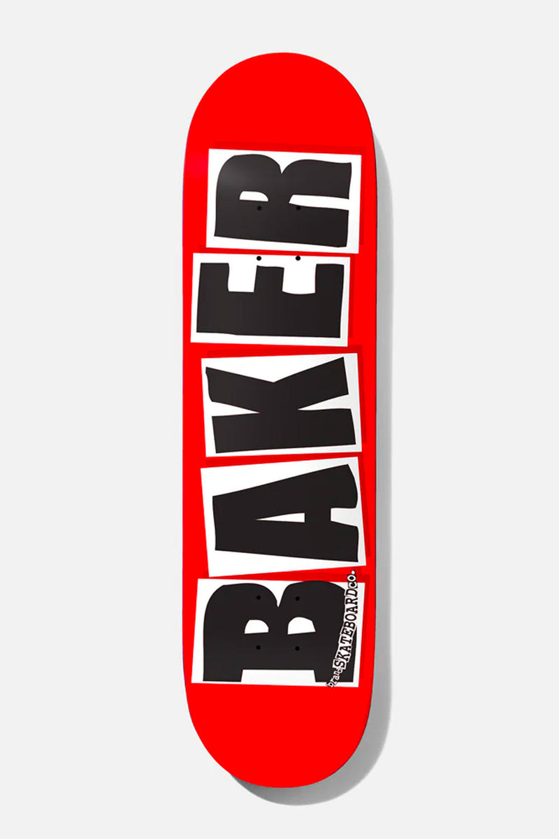 BAKER "BRAND LOGO" BLACK 8.475" SKATEBOARD DECK - X747X